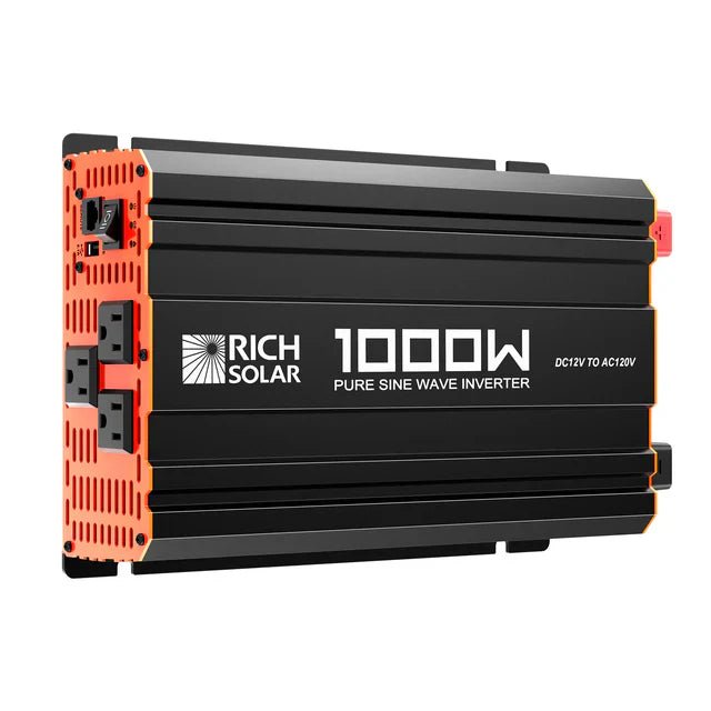 Rich Solar NOVA PURE 1K | 1000 Watt 12 Volt | Industrial Pure Sine Wave Inverter