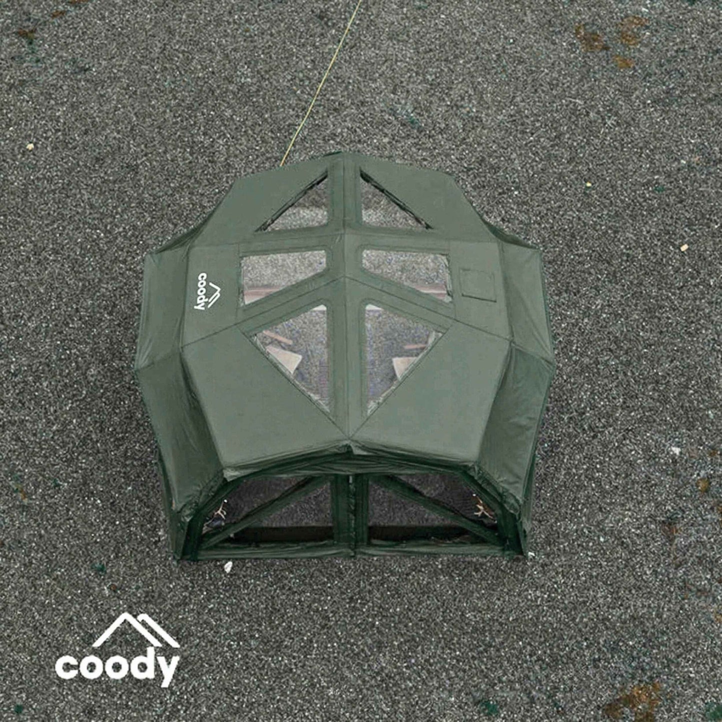 Coody Hub Pro Forest Green- Inflatable Tent for Camping (2-6 Person)