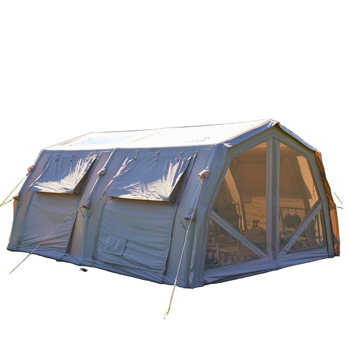 Coody Familia Pro AirTent 17.2 Beige Inflatable Tent for Camping (2-10 Person)