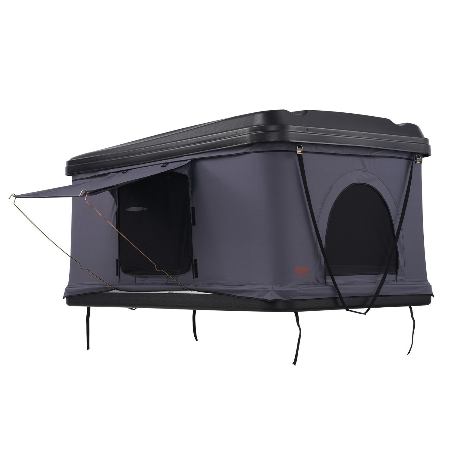 VEVOR Hard Shell Flattop Rooftop Tent W/ Ladder Pop-Up Camper for SUV Jeep