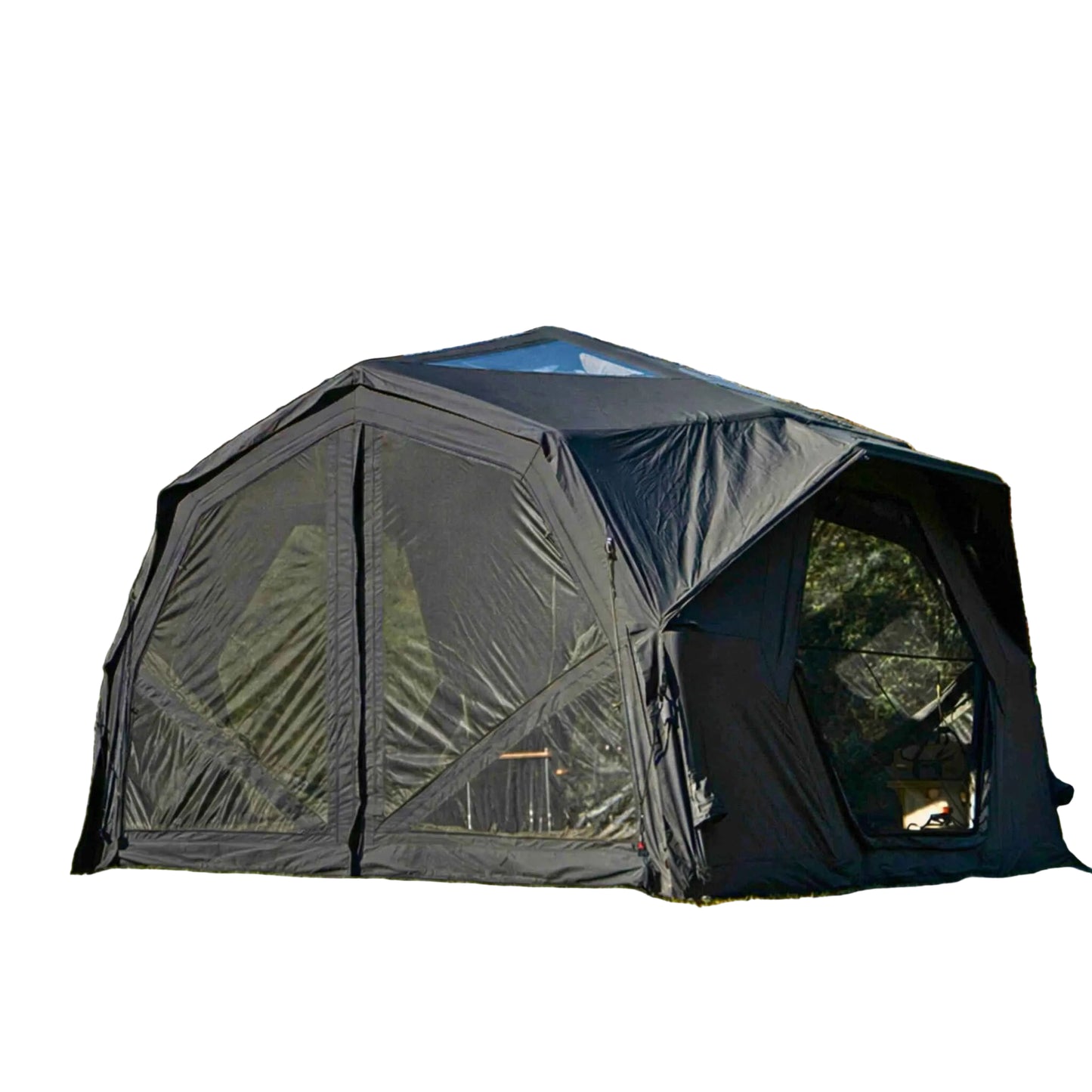 Coody Hub Pro Black - Inflatable Tent for Camping (2-6 Person)