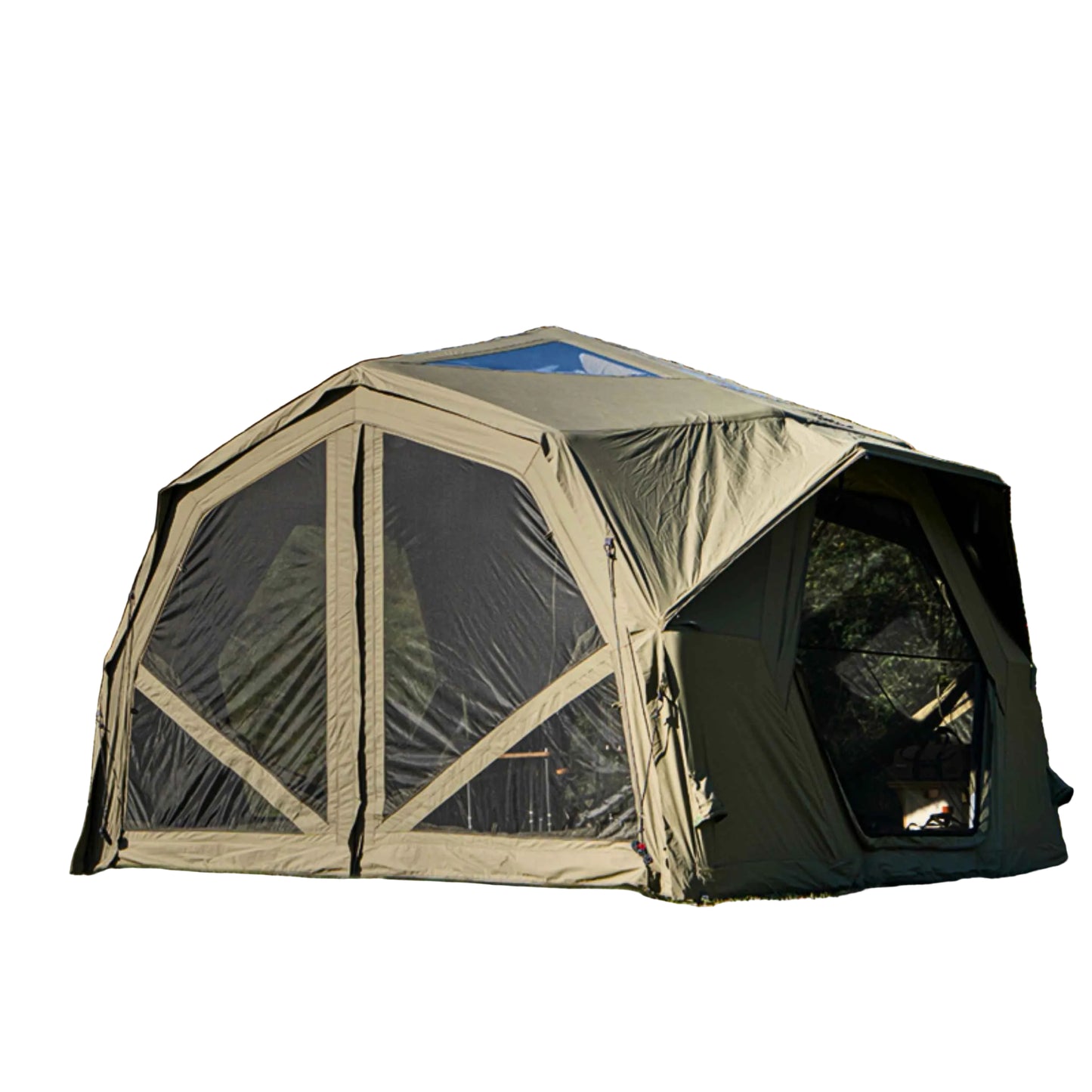 Coody Hub Pro Forest Green- Inflatable Tent for Camping (2-6 Person)
