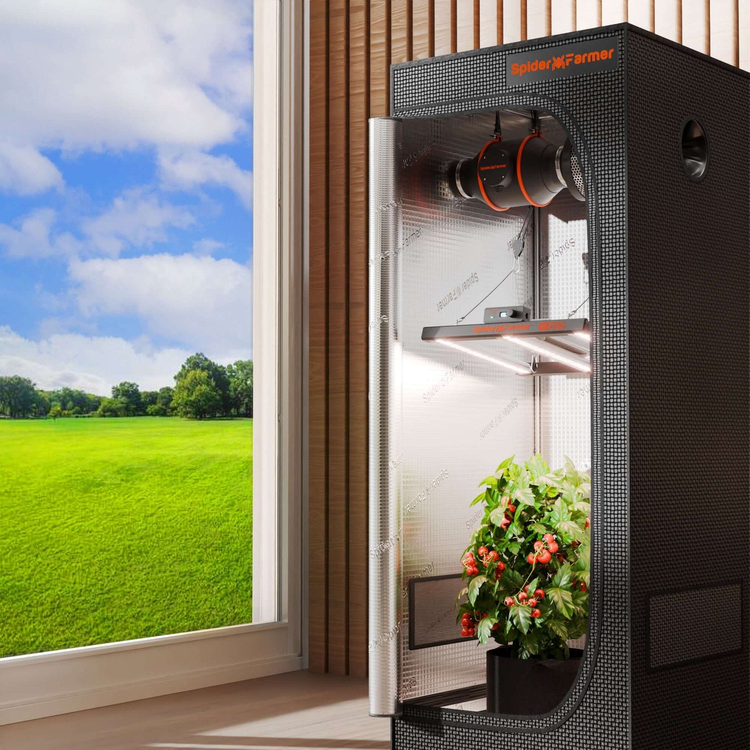 Spider Farmer G1500 150W Dimmable Full Spectrum LED Grow Light