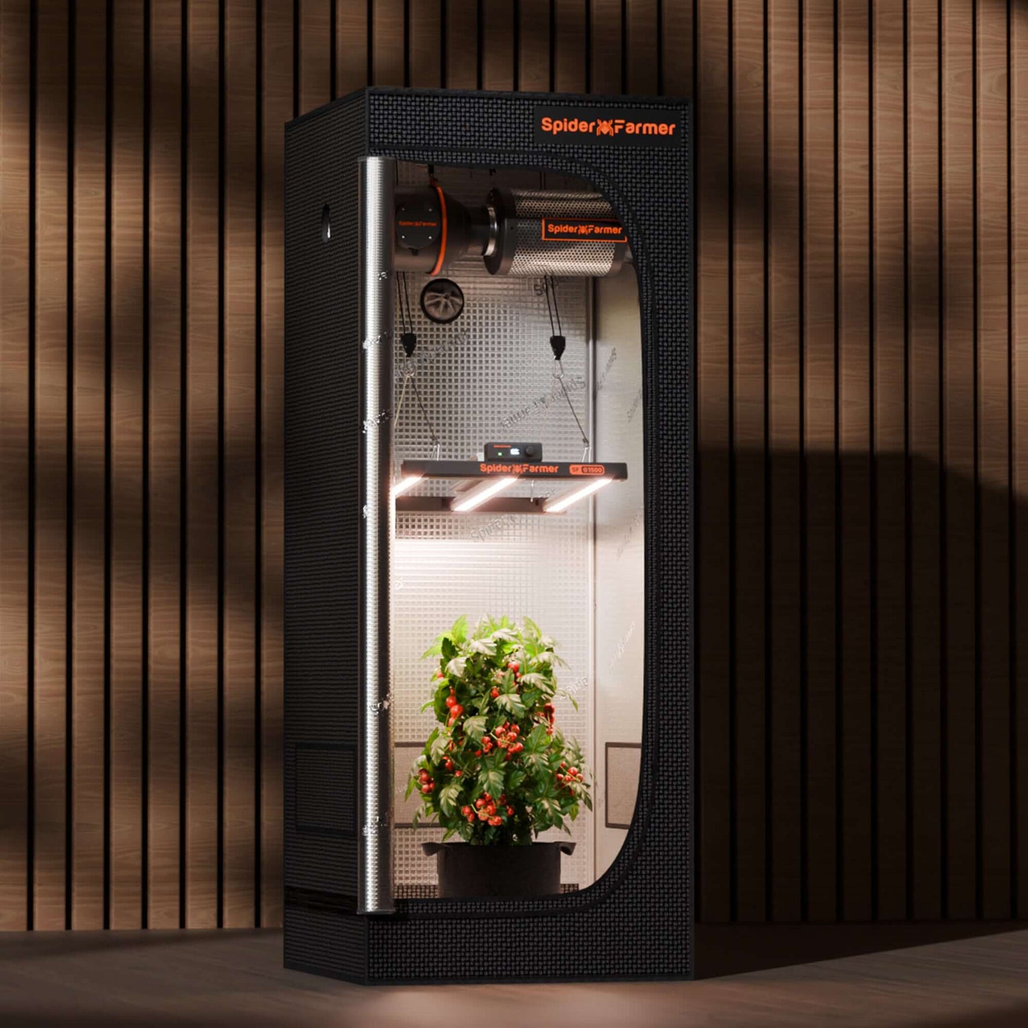 Spider Farmer G1500 150W Dimmable Full Spectrum LED Grow Light