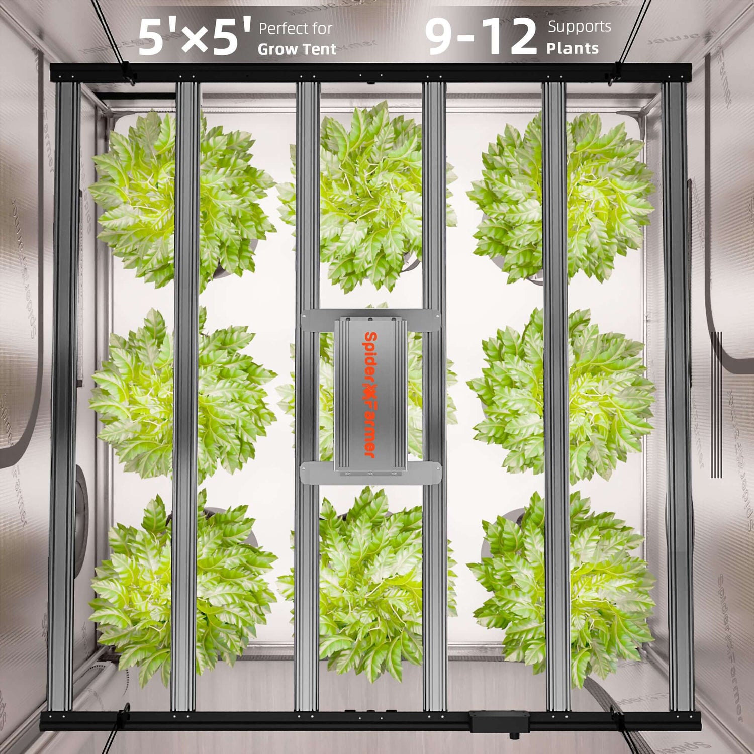 Spider Farmer G7000 730W Dimmable Full Spectrum LED Grow Light