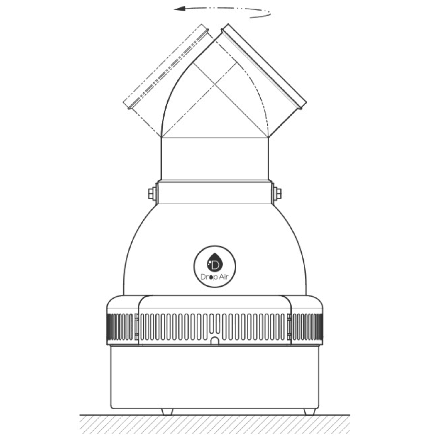 Drop Air X Humidifier, 200 PPD