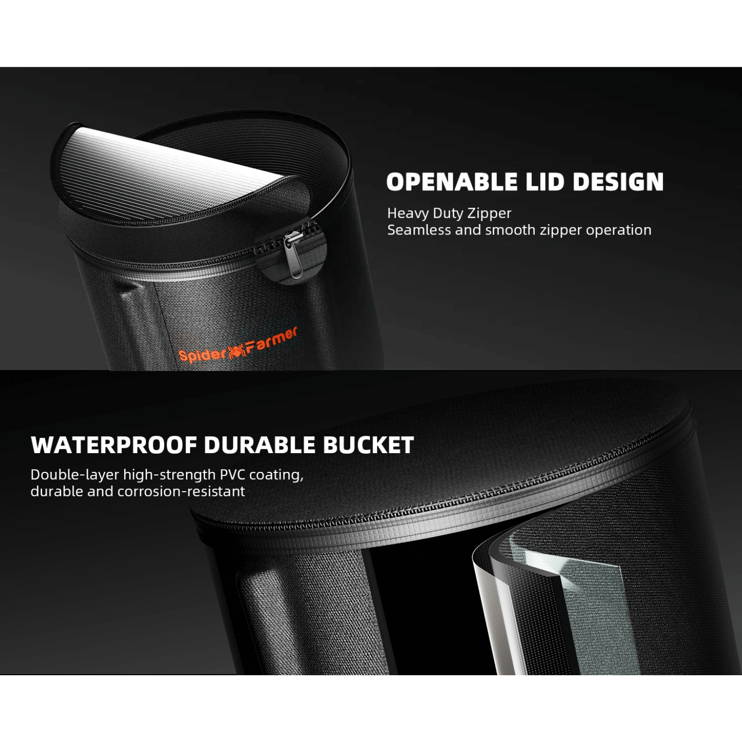 Spider Farmer Automatic Drip Irrigation System with Water Pump and 8 Drip Emitters