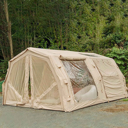 Coody Familia Pro AirTent 17.2 Beige Inflatable Tent for Camping (2-10 Person)