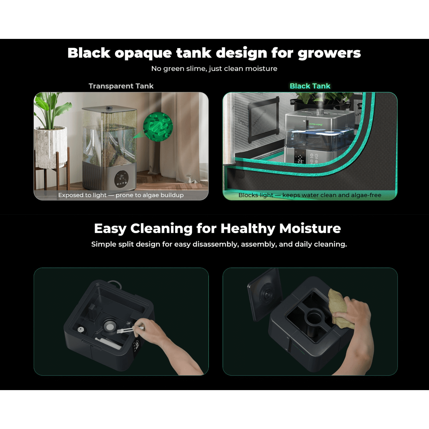 Mars Hydro 5L Ultrasonic Cool Mist Plant Humidifier