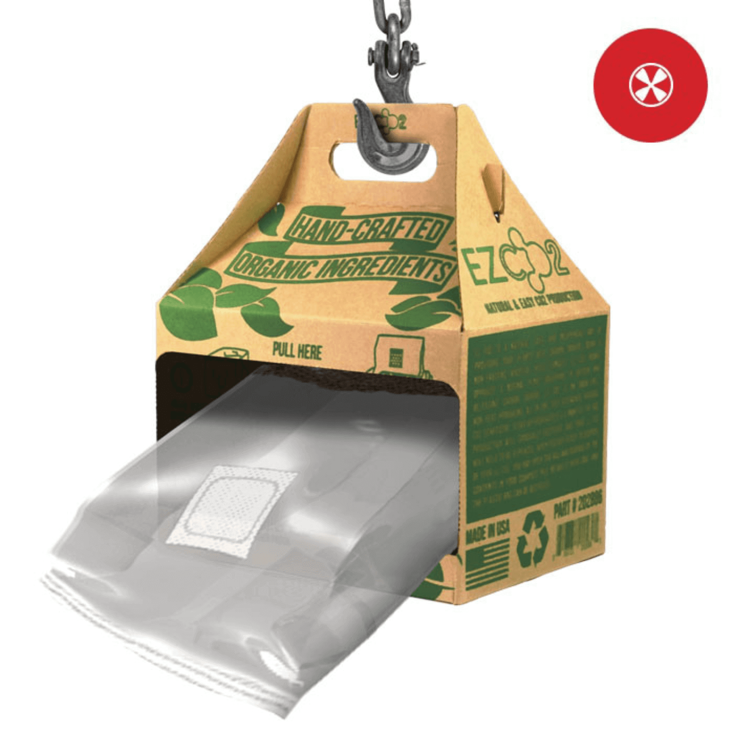 EZ CO2 Delay Activated CO2 Producing Mushroom Bag