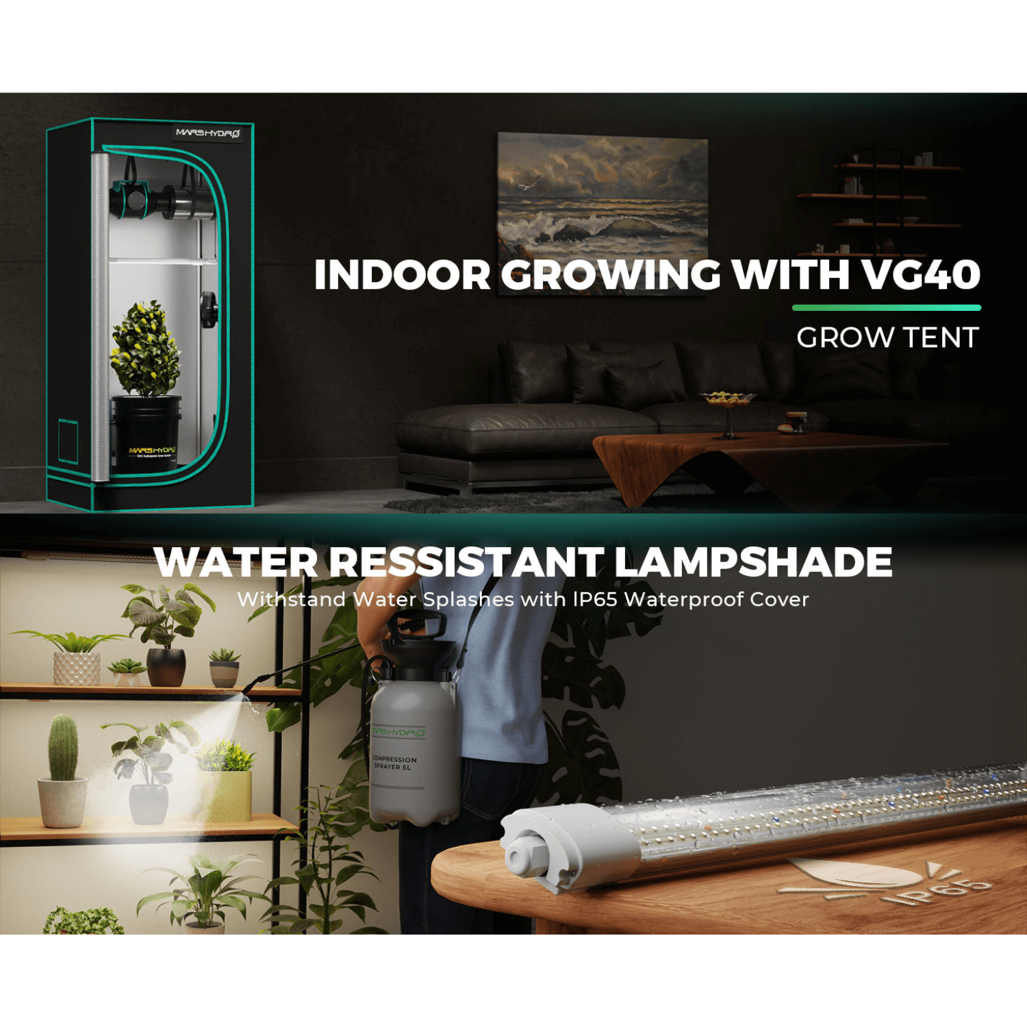 Mars Hydro VG40 40W Seedling Red LED Grow Light