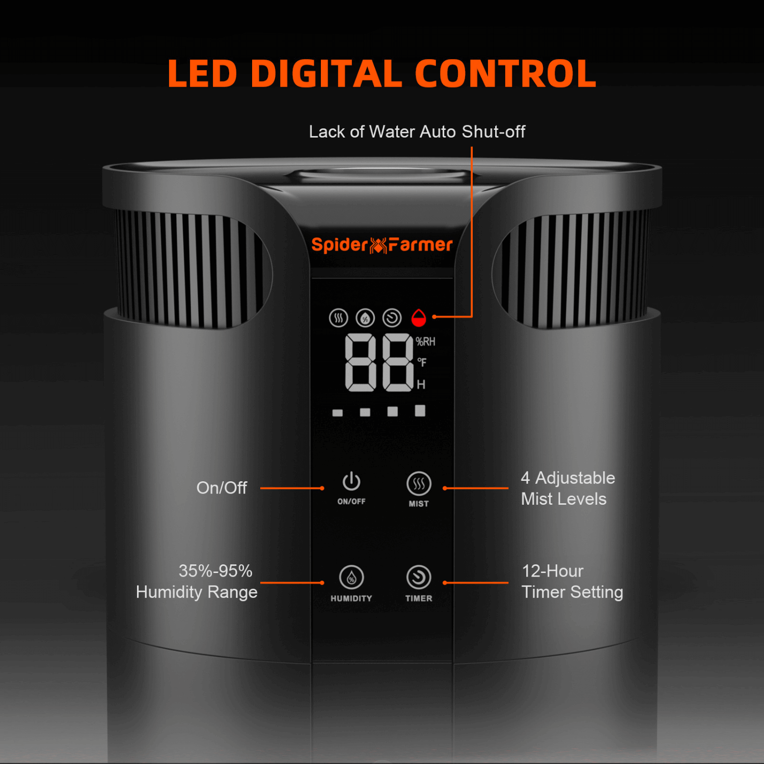 Spider Farmer Cool Mist Humidifier 16L