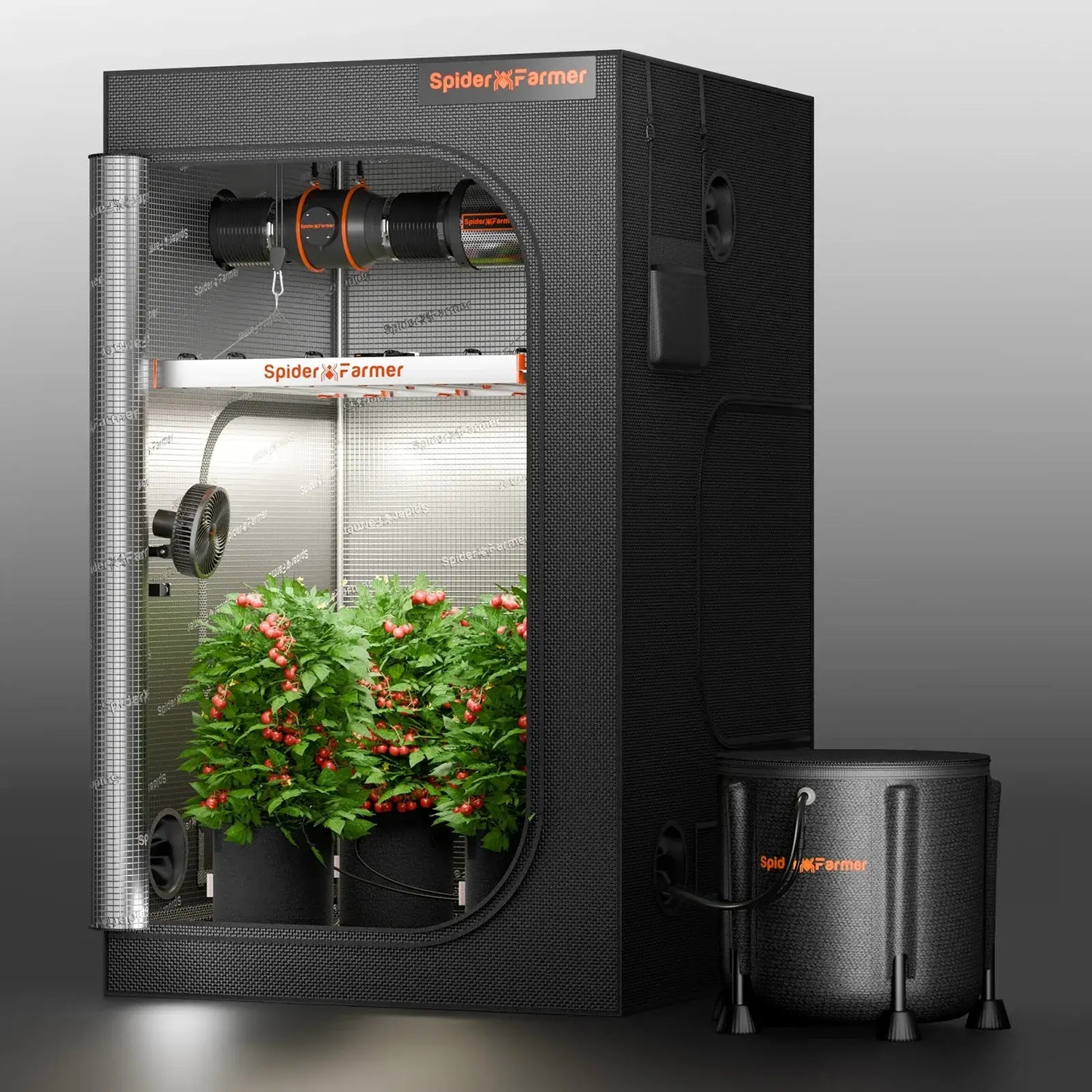 Spider Farmer Automatic Drip Irrigation System with Water Pump and 8 Drip Emitters