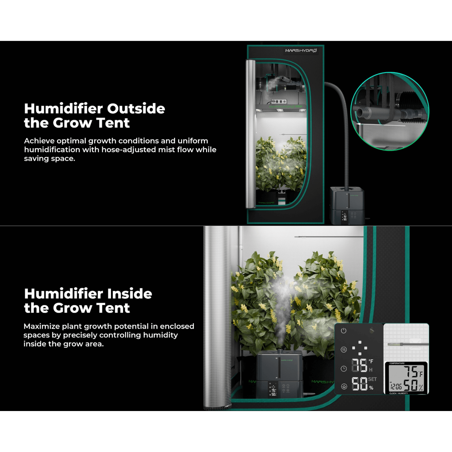 Mars Hydro 5L Ultrasonic Cool Mist Plant Humidifier