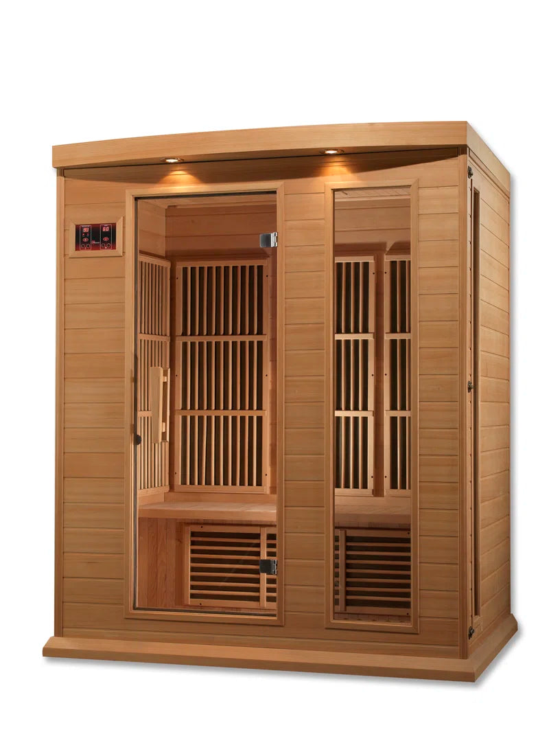 3 - Person FAR Infrared Sauna in Hemlock