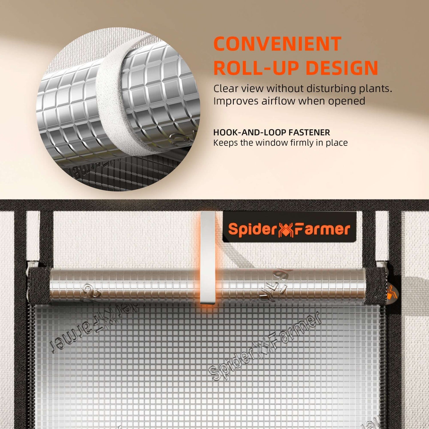 Spider Farmer 2' x 2' x 2' 8" (60 x 60 x 80 cm) Indoor Mini White Grow Tent