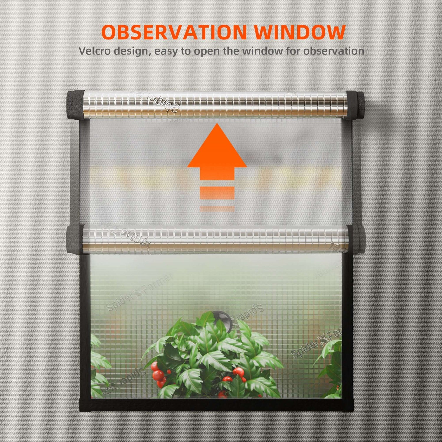 Spider Farmer 3' x 3' x 6' (90 x 90 x 180 cm) Pro White Indoor Grow Tent