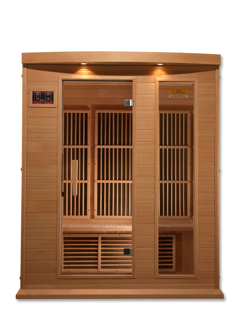 3 - Person FAR Infrared Sauna in Hemlock