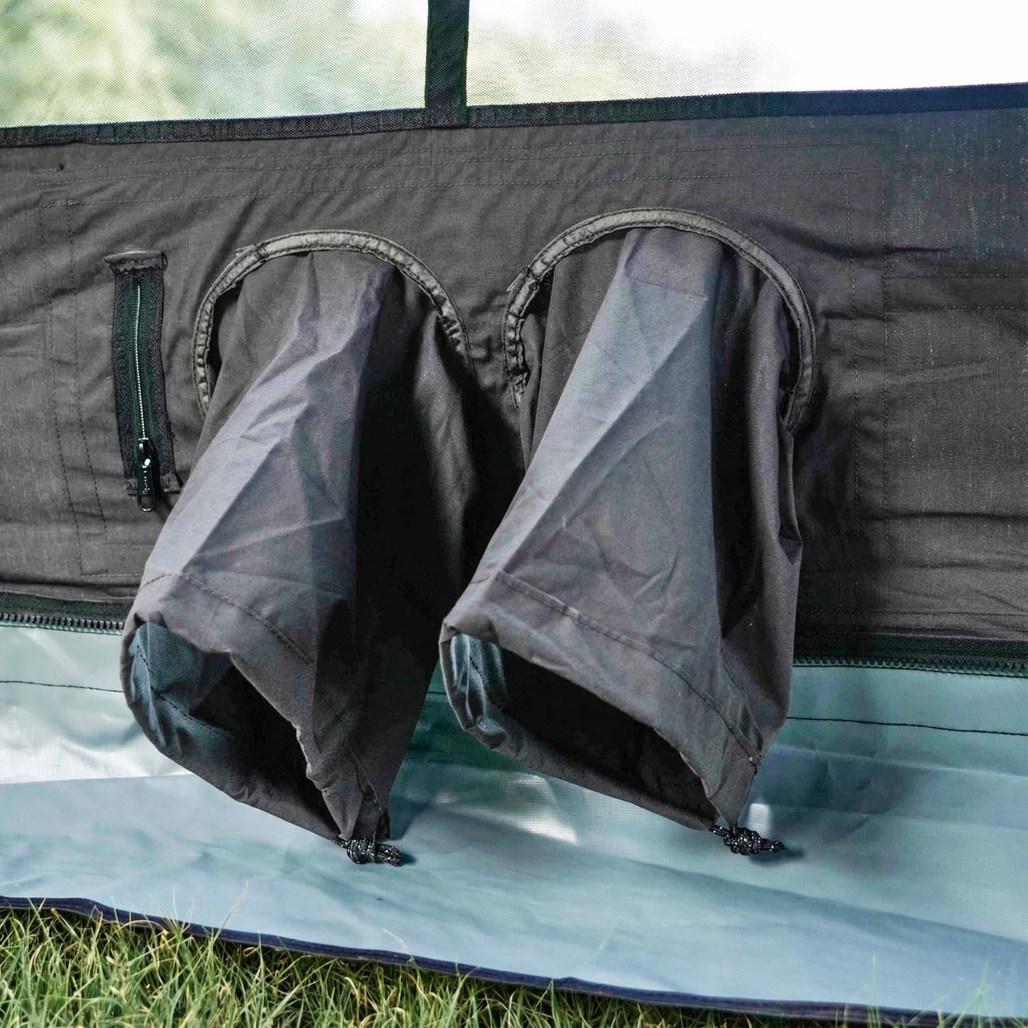 Coody Familia AirTent 13.6 Gray Inflatable Tent House for Camping (2-8 Person)