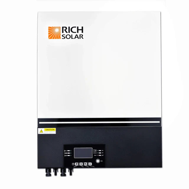 Rich Solar NOVA 6548 | UL-Listed 120V Solar Inverter (Battery-Optional) | 6,500W Continuous | 120/240V Capable in Parallel