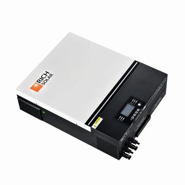 Rich Solar NOVA 6548 | UL-Listed 120V Solar Inverter (Battery-Optional) | 6,500W Continuous | 120/240V Capable in Parallel