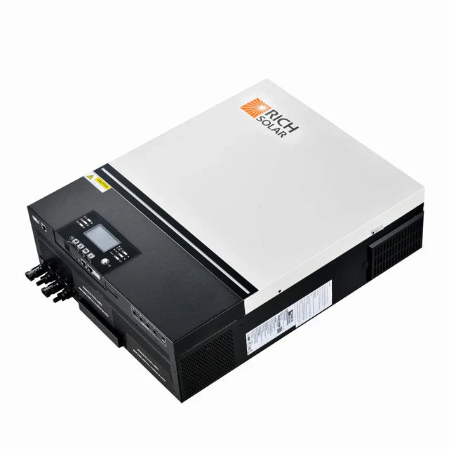 Rich Solar NOVA 6548 | UL-Listed 120V Solar Inverter (Battery-Optional) | 6,500W Continuous | 120/240V Capable in Parallel
