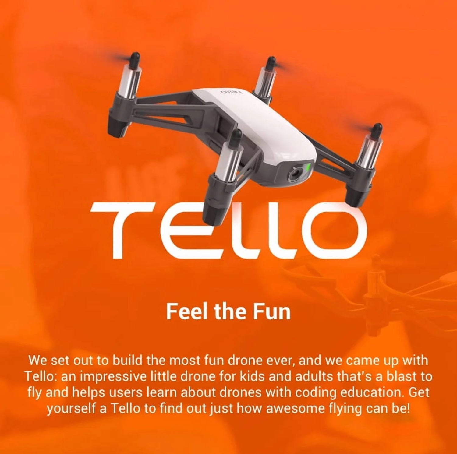 Tello Quadcopter Beginner Drone VR HD Video