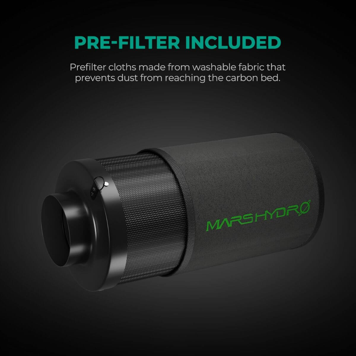 Mars Hydro 6" Inline Air Carbon Filter
