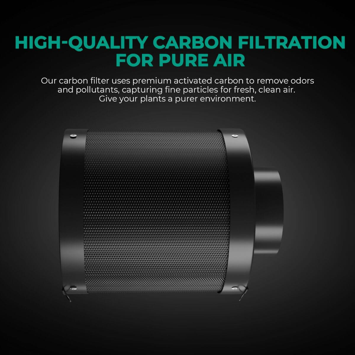 Mars Hydro 6" Inline Air Carbon Filter