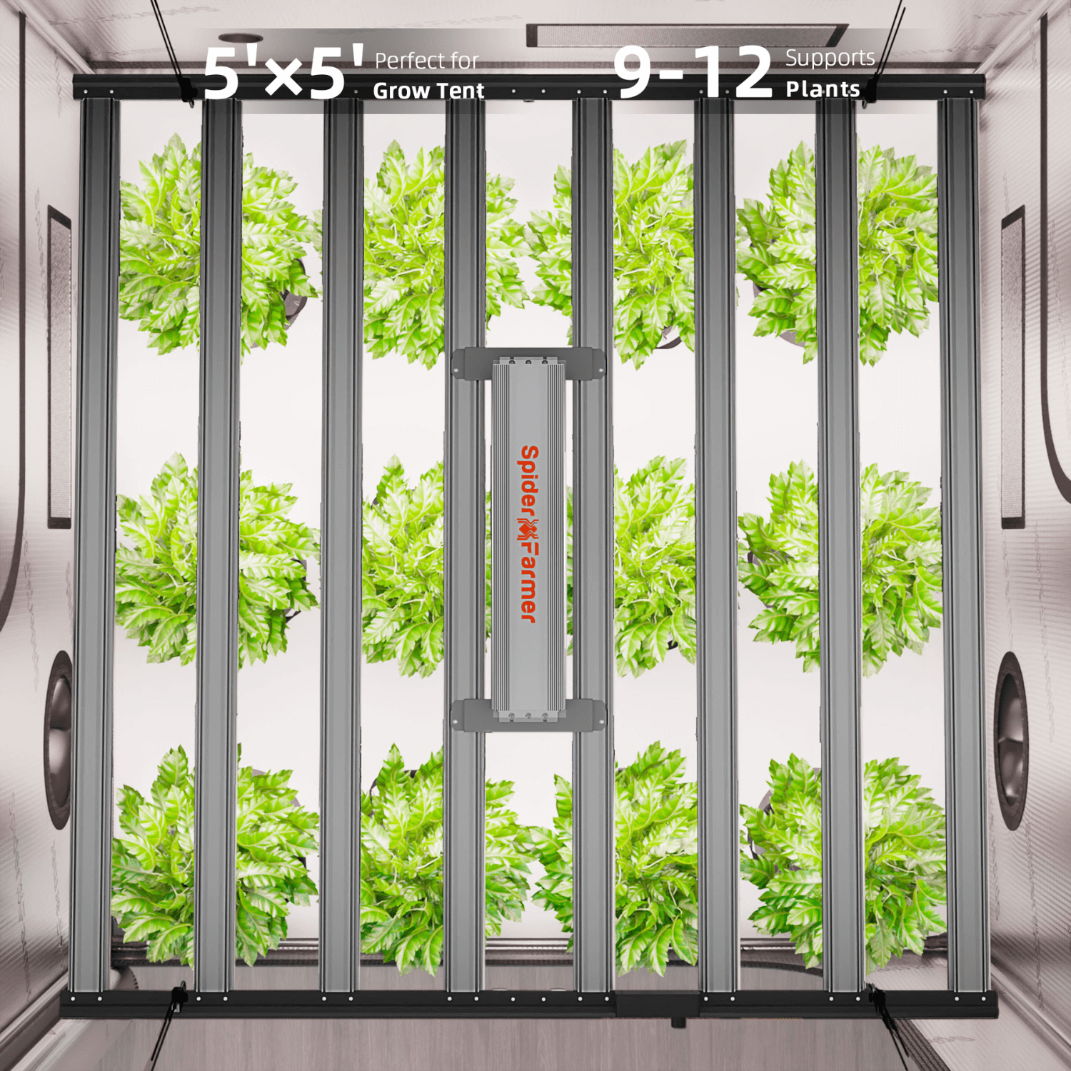 Spider Farmer G1000W 1000W Dimmable Full Spectrum CO2 LED Grow Light