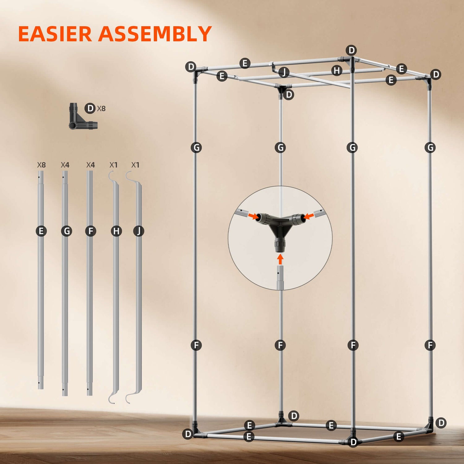 Spider Farmer 3' x 3' x 6' (90 x 90 x 180 cm) Pro White Indoor Grow Tent