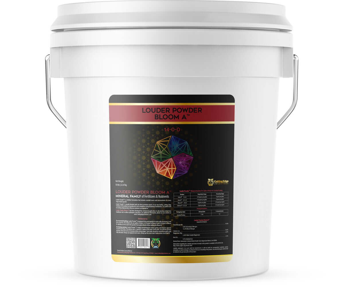 Cutting Edge Solutions Louder Powder Bloom A (14-0-0), 50 lb Bucket