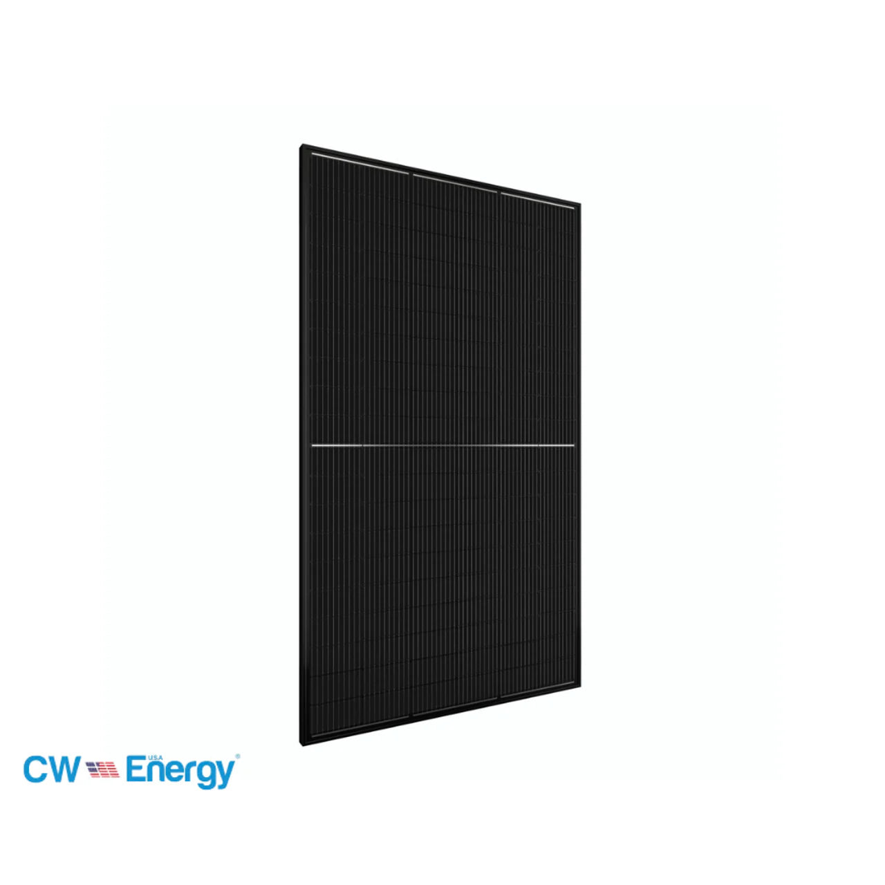 CW Energy 410W Bifacial Solar Panel (Black) | Up to 530W with Bifacial Gain