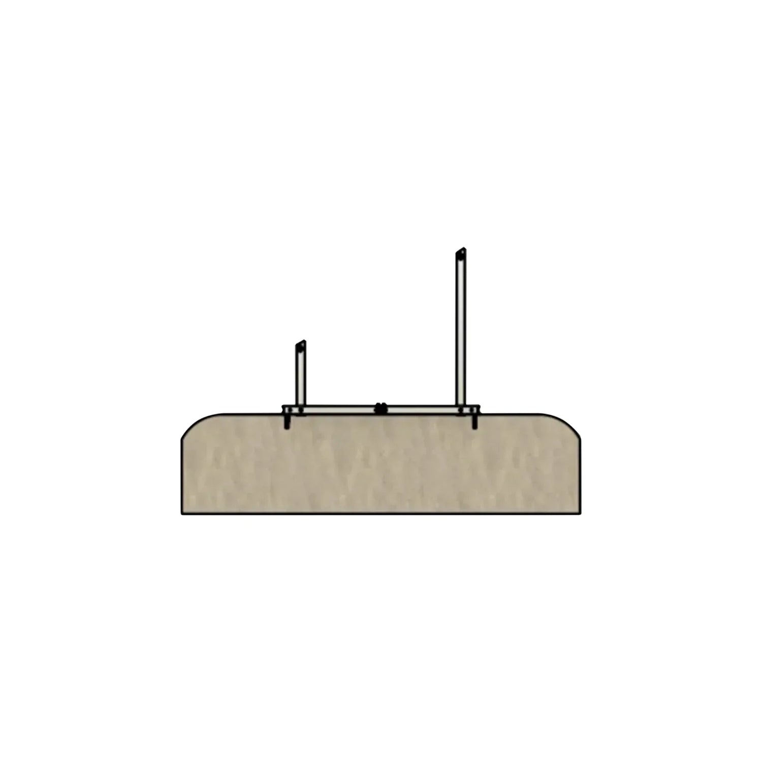 IntegraRack Concrete Slab/Footing Lag Bolt Mounting Kit