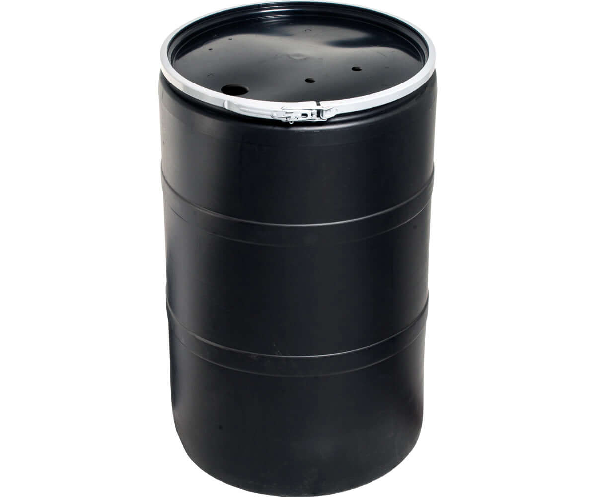 Active Aqua 55 gal Drum with Pre-Drilled Locking Lid