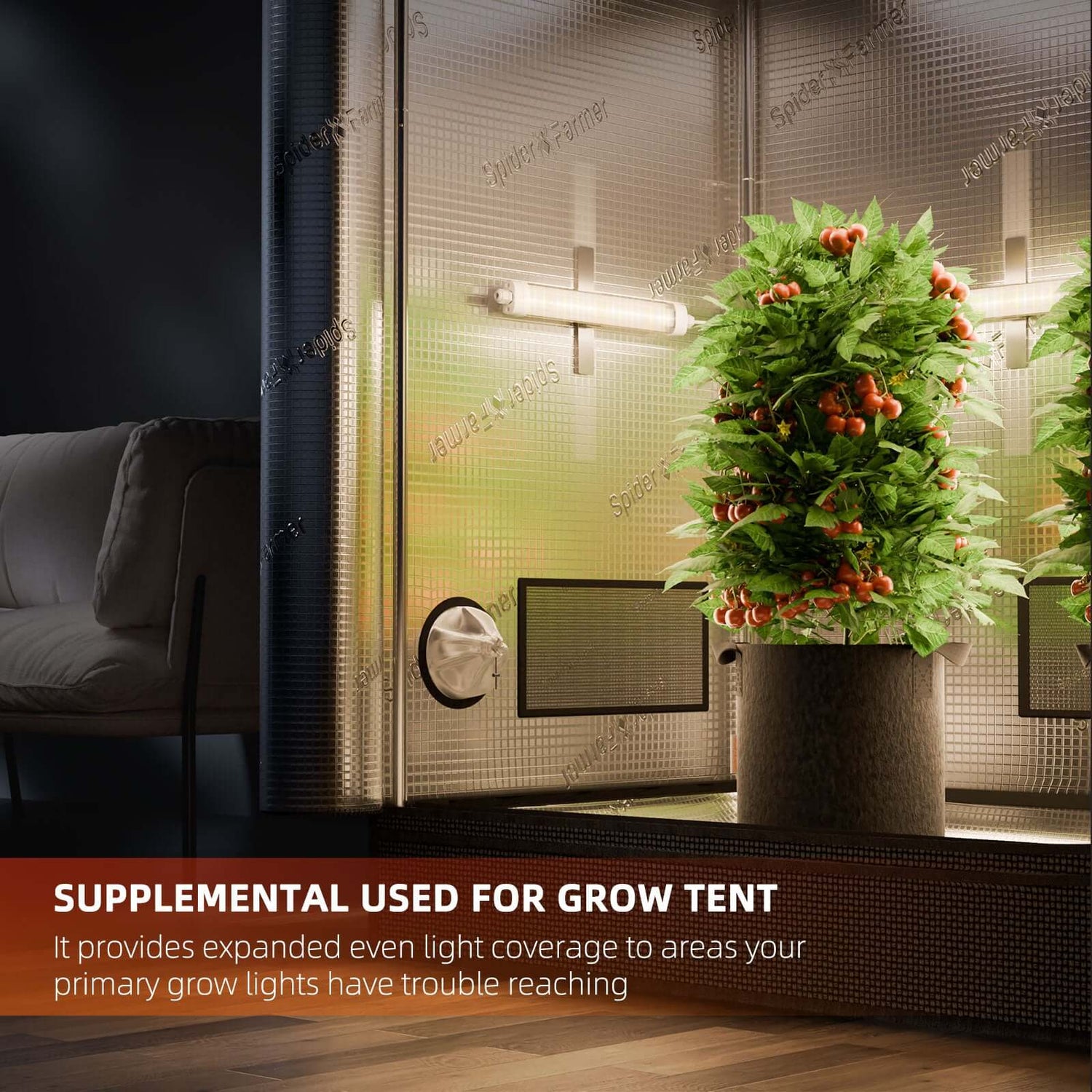 Spider Farmer Glow30 32W Supplemental Full Spectrum LED Grow Light Bars