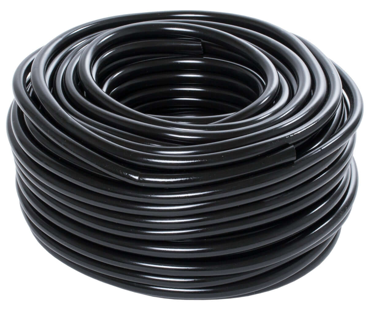 Active Aqua 1/4" OD Black Tubing 100'