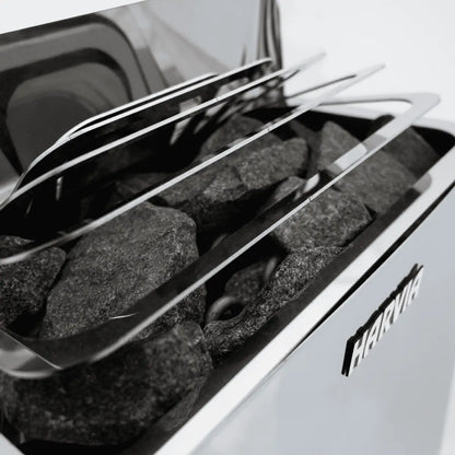 Harvia Wall Sauna Heater 6KW with Built-In Controls - Finnish Sauna Builders