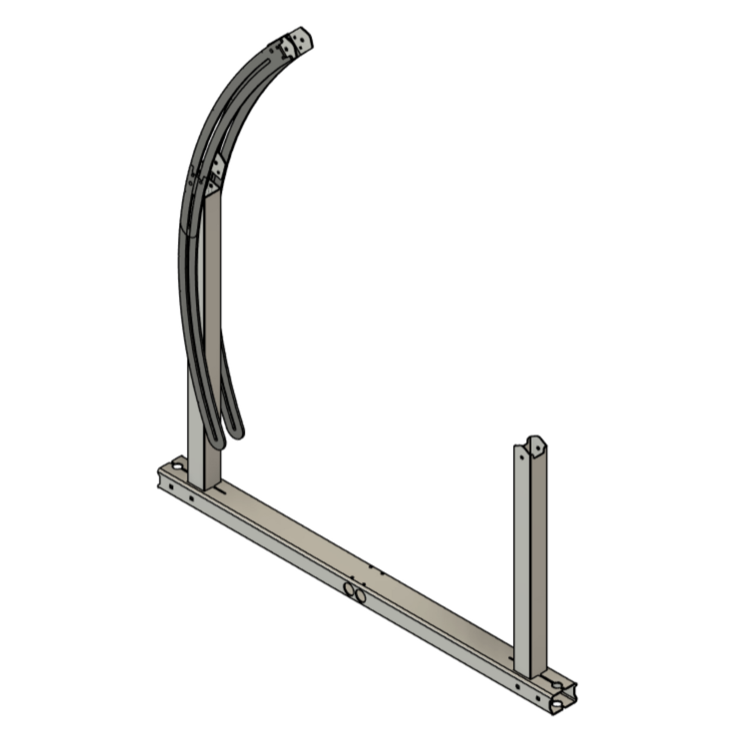 IntegraRack IR-45ASA Solar Panel Ground Mount | 15-45 Degree Adjustable Angle | Aircraft Grade Aluminum