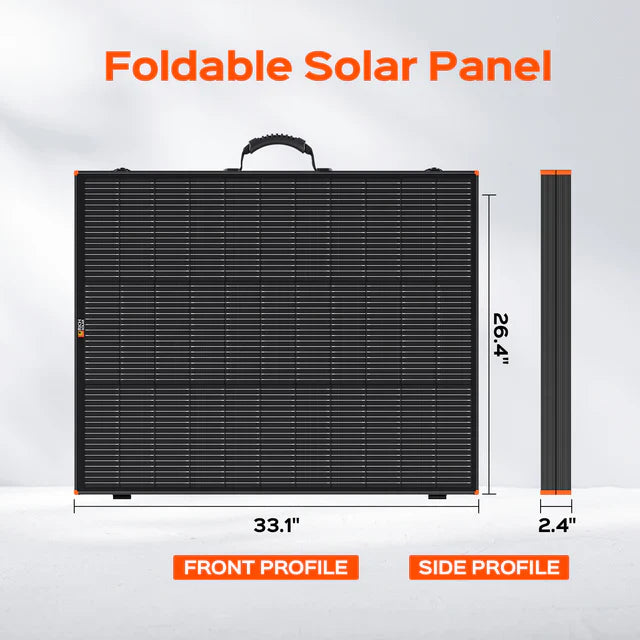 MEGA 200 Portable Briefcase Solar Panel | 12v 200 Watt Portable Solar Panel | High Efficiency | Compatible w/ EcoFlow, Bluetti, Hysolis, & More