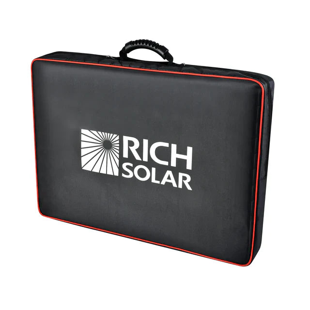 MEGA 200 Portable Briefcase Solar Panel | 12v 200 Watt Portable Solar Panel | High Efficiency | Compatible w/ EcoFlow, Bluetti, Hysolis, & More