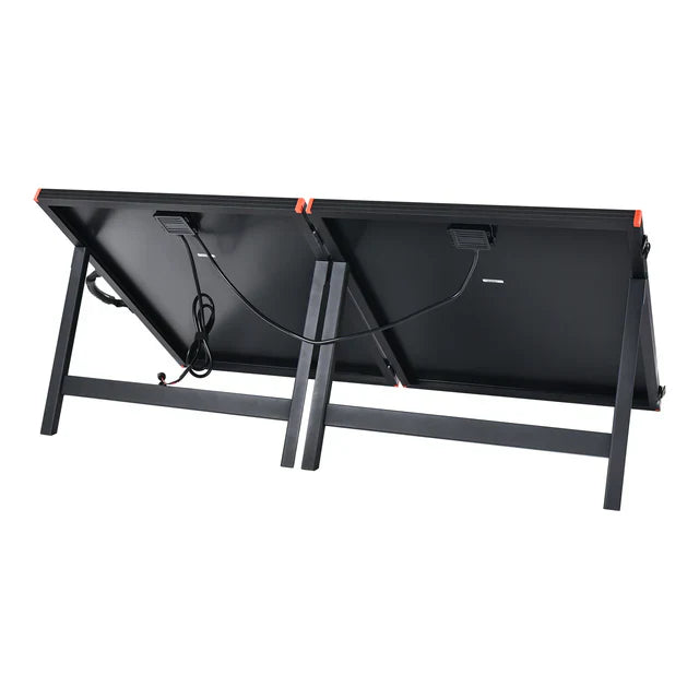 MEGA 200 Portable Briefcase Solar Panel | 12v 200 Watt Portable Solar Panel | High Efficiency | Compatible w/ EcoFlow, Bluetti, Hysolis, & More