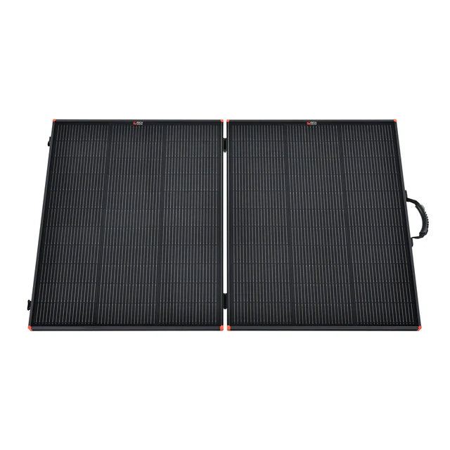 MEGA 200 Portable Briefcase Solar Panel | 12v 200 Watt Portable Solar Panel | High Efficiency | Compatible w/ EcoFlow, Bluetti, Hysolis, & More