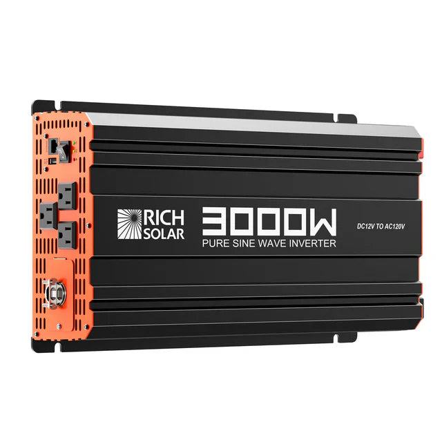 Rich Solar NOVA PURE 3K | 3000 Watt 12 Volt | Industrial Pure Sine Wave Inverter