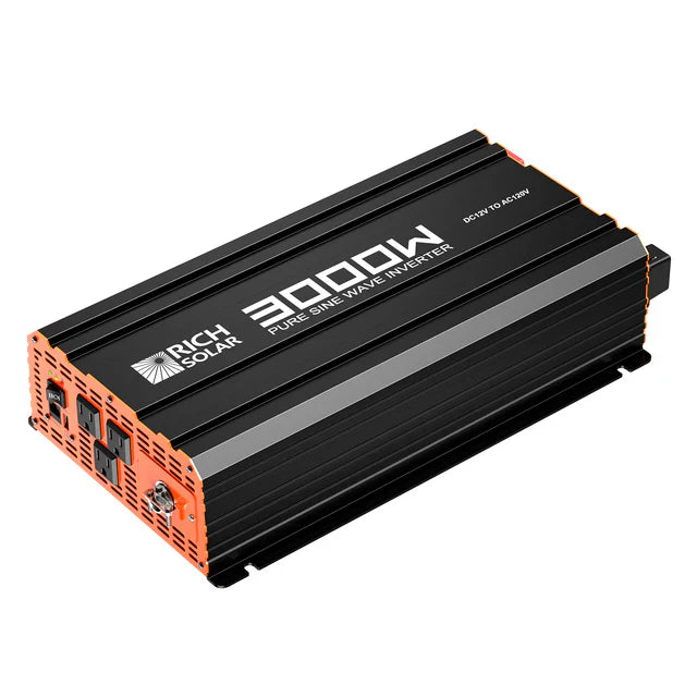 Rich Solar NOVA PURE 3K | 3000 Watt 12 Volt | Industrial Pure Sine Wave Inverter