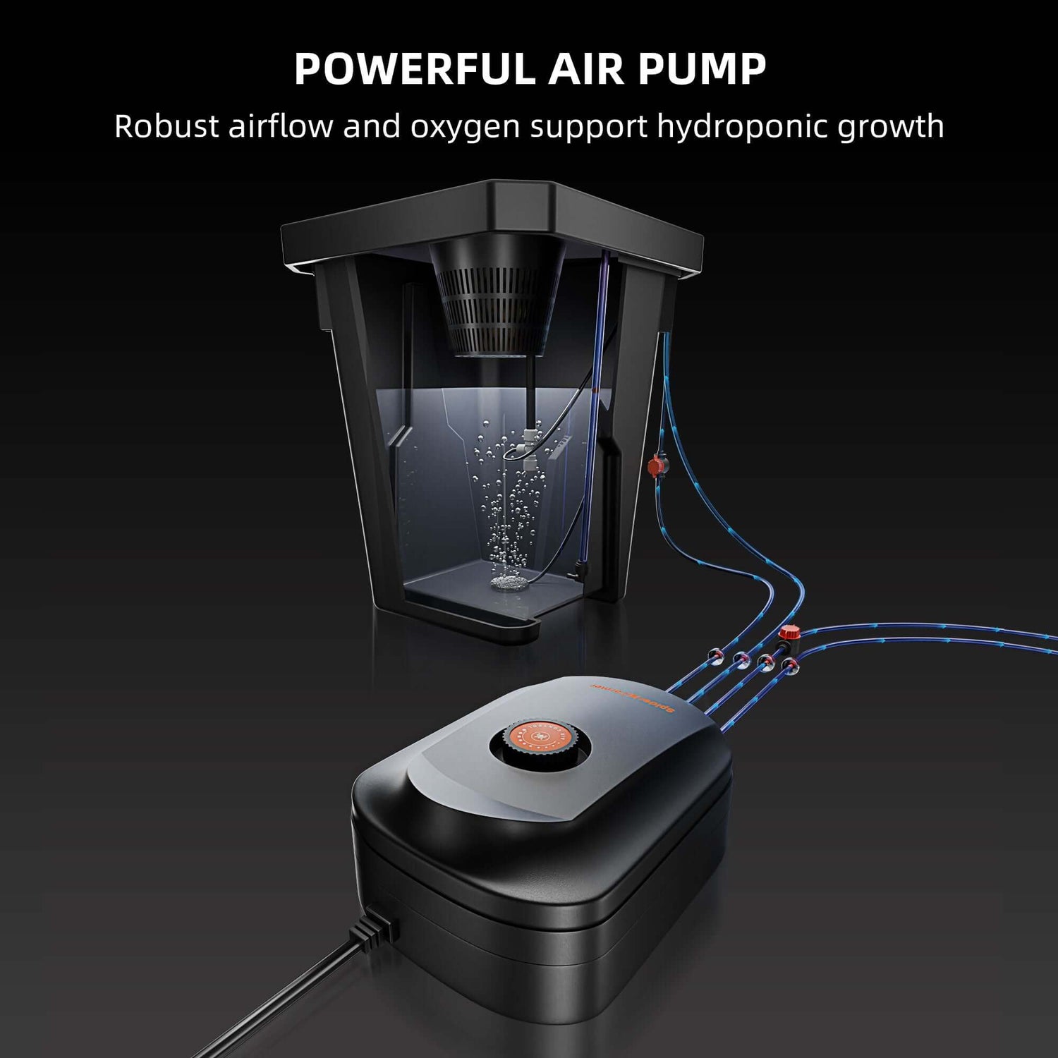 Spider Farmer Deep Water Culture Hydroponics Grow System with Top Drip Kit - 2 Bucket Kit