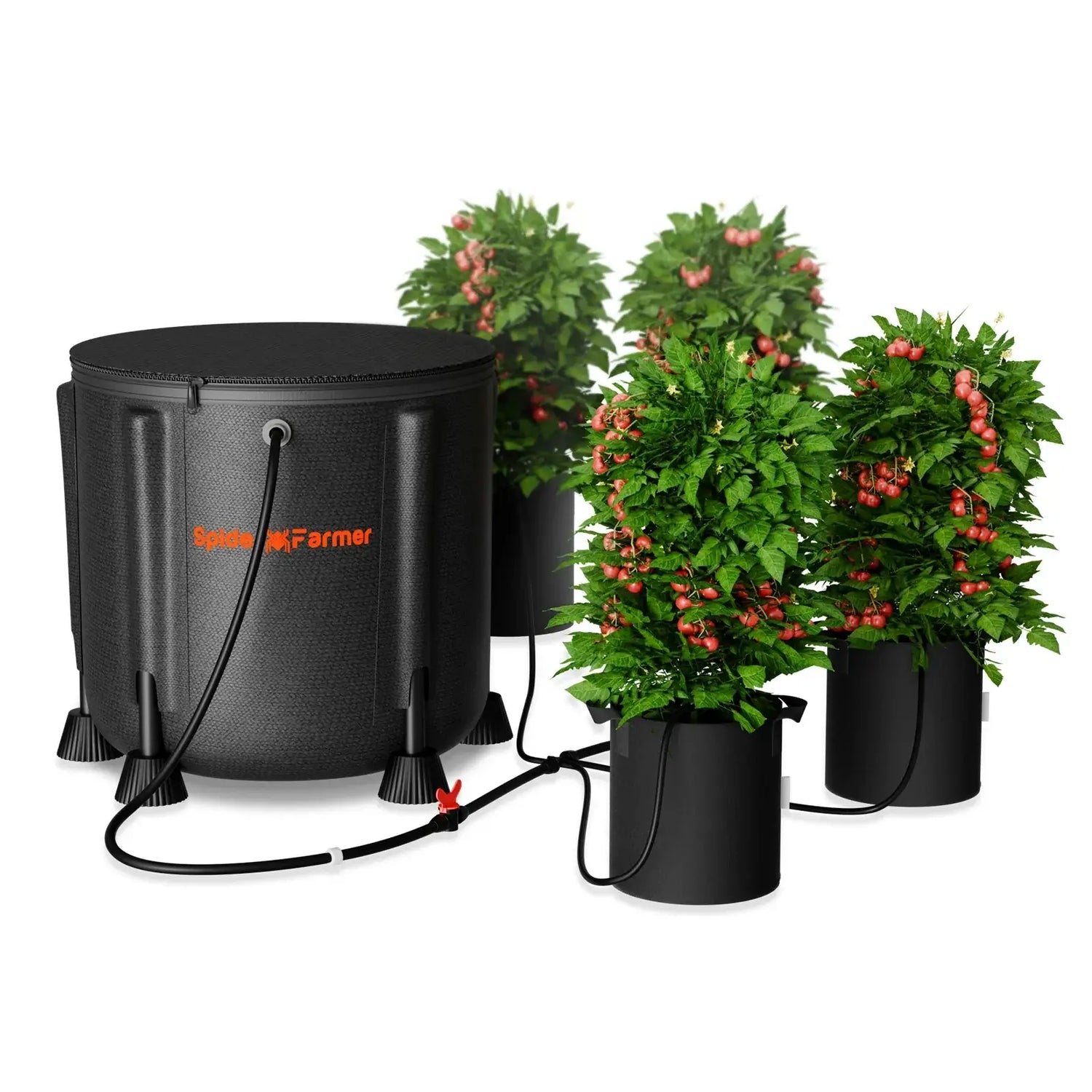 Spider Farmer Automatic Drip Irrigation System with Water Pump and 8 Drip Emitters