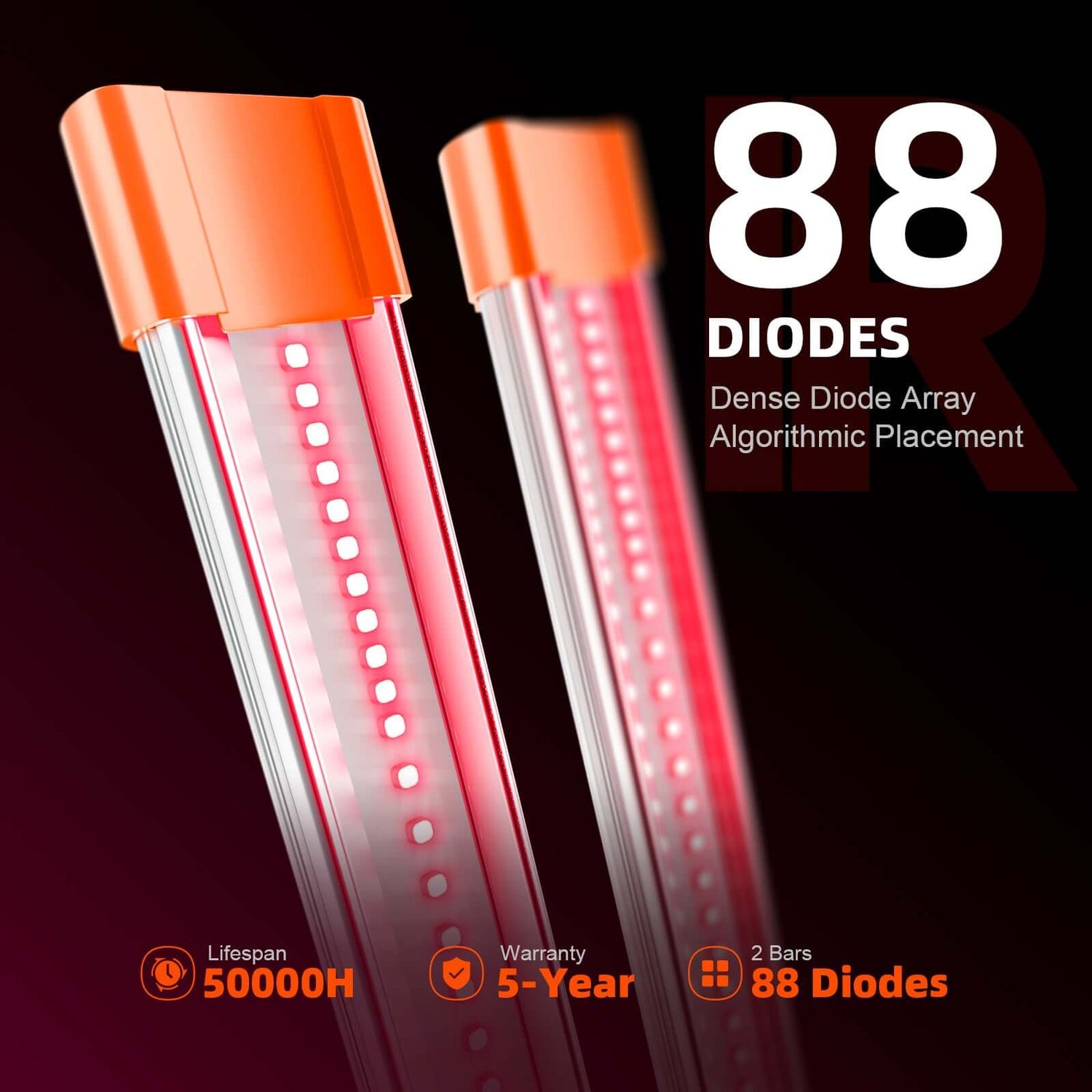 Spider Farmer UV30 & IR16 Supplemental UV & Infrared LED Grow Light Bar Set