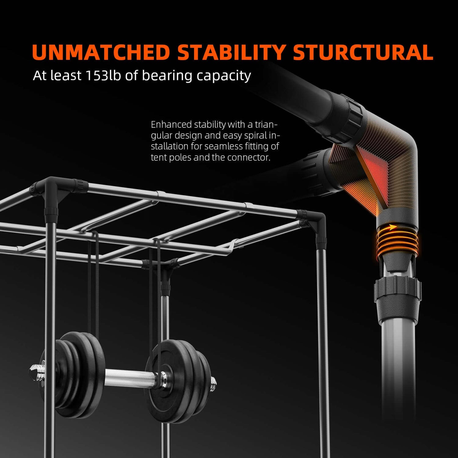 Spider Farmer SE4500 LED Grow Light + 2' 4" x 4' 8" Grow Tent + 4' Inline Fan Combo with GGS Controller Kits + 6" Clip Fan