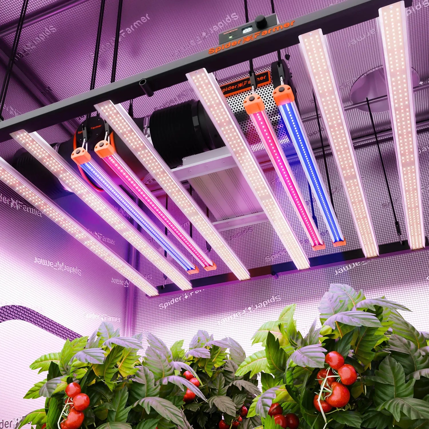 Spider Farmer UV30 & IR16 Supplemental UV & Infrared LED Grow Light Bar Set
